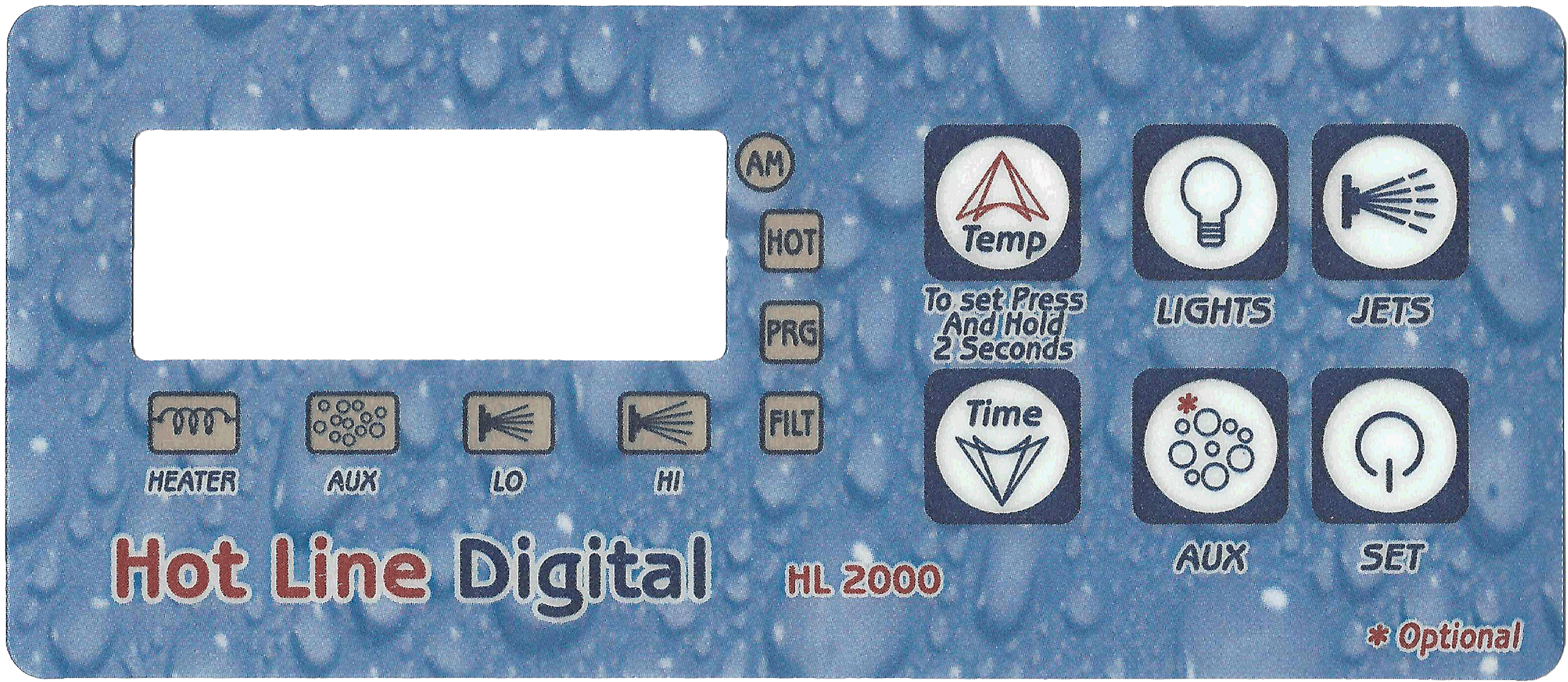 HL2000 Digital Spa Side Control