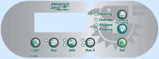 PM6000 Digital Spa Side Control