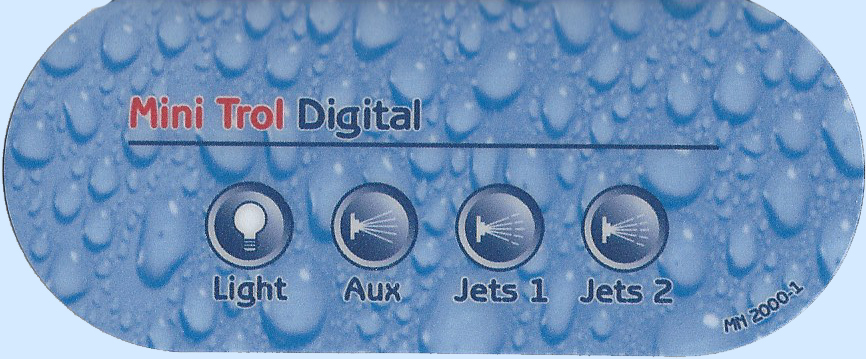 MN2000-1 Auxiliary Digital Spa Side Control