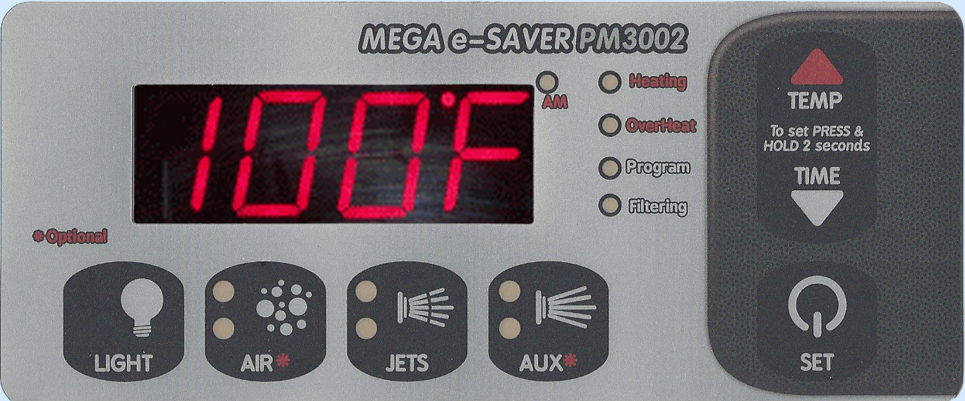 PM3002 Digital Spa Side Control