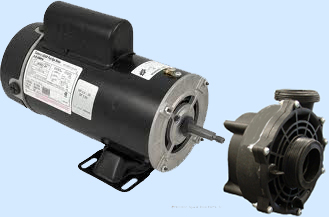BN50V1 48-Frame Motor + Spa Pump Wetend