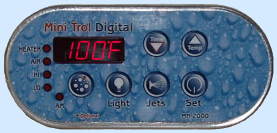 MN2000 Digital Spa Side Control